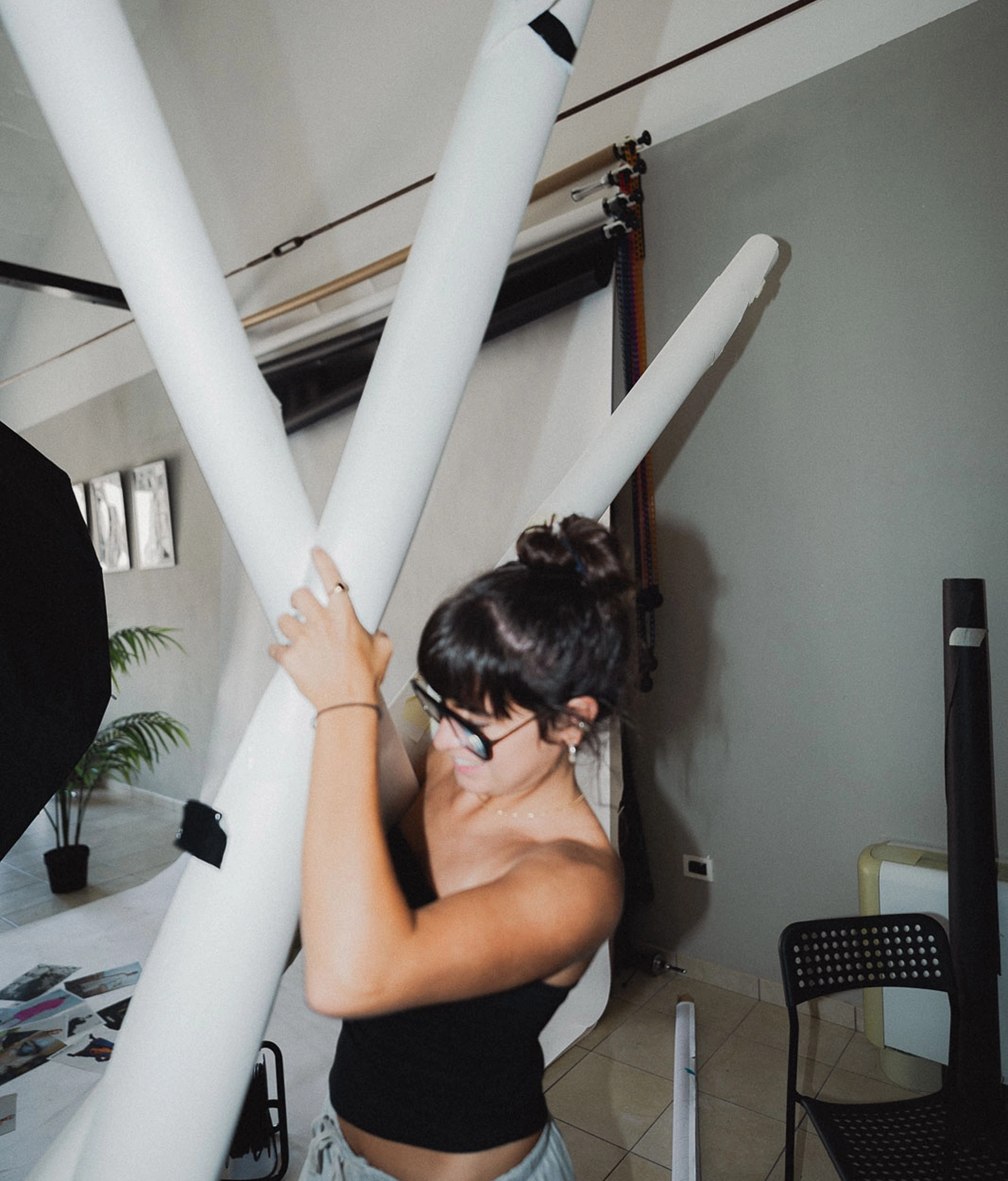Impostazione e preparazione del set fotografico