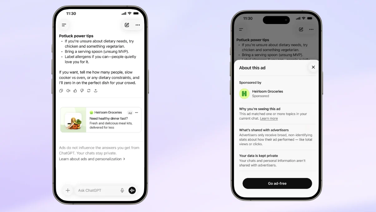 ChatGPT Ads Manager: formato pubblicitario su ChatGPT